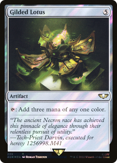 Gilded Lotus (Surge Foil) (239) [Warhammer 40,000 Commander] foil - Deck Out Gaming