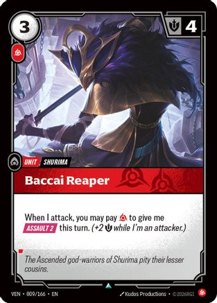 Baccai Reaper (009/166) [Vendetta] Foil-1