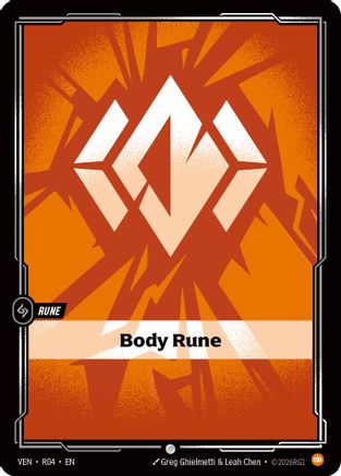 Body Rune (R04) [Vendetta] Foil