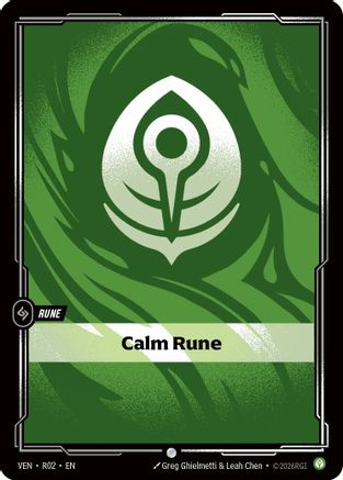Calm Rune (R02) [Vendetta] Foil