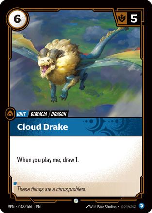Cloud Drake (048/166) [Vendetta] Foil-1