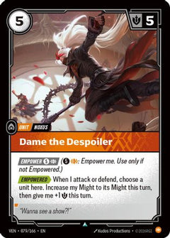Dame the Despoiler (079/166) [Vendetta] Foil-1