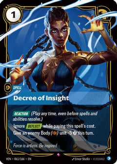 Decree of Insight (061/166) [Vendetta] Foil-1