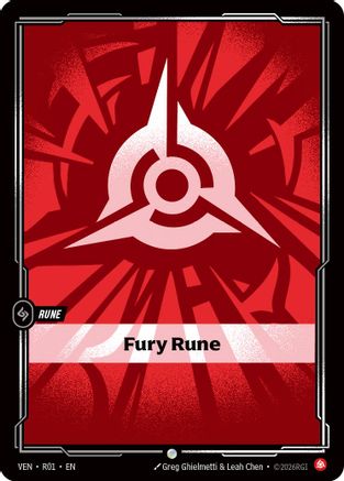 Fury Rune (R01) [Vendetta] Foil-1