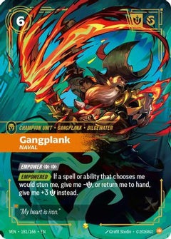 Gangplank, Naval (Overnumbered) (181/166) [Vendetta] Foil-1