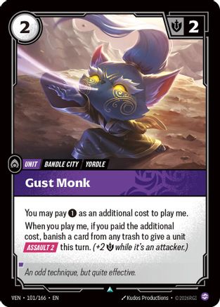 Gust Monk (101/166) [Vendetta]