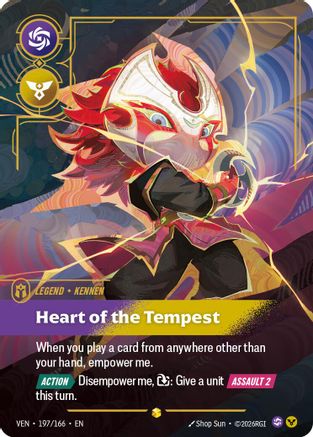 Yordle, Kennen - Heart of the Tempest (Overnumbered) (197/166) [Vendetta] Foil