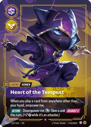 Yordle, Kennen - Heart of the Tempest (155/166) [Vendetta] Foil