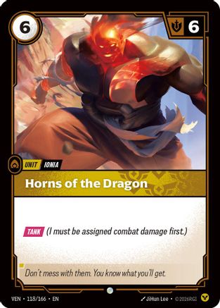 Horns of the Dragon (118/166) [Vendetta] Foil-1