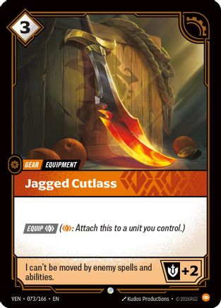Jagged Cutlass (073/166) [Vendetta] Foil-1