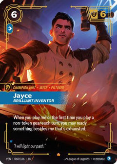 Jayce, Brilliant Inventor (068/166) [Vendetta] Foil-1