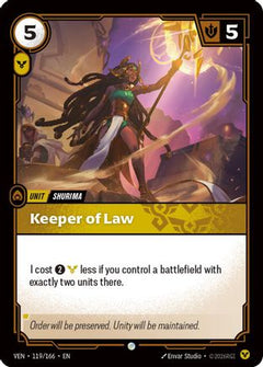 Keeper of Law (119/166) [Vendetta] Foil-1