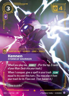 Kennen, Storm of Shuriken (113/166) [Vendetta] Foil-1