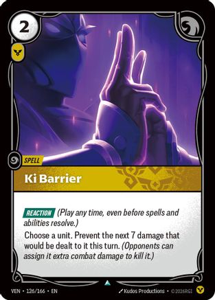 Ki Barrier (126/166) [Vendetta] Foil-1