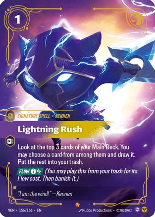 Lightning Rush (156/166) [Vendetta] Foil-1