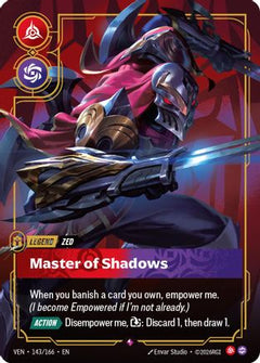 Zed - Master of Shadows (143/166) [Vendetta] Foil-1