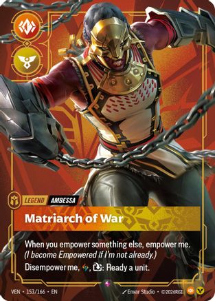 Ambessa - Matriarch of War (153/166) [Vendetta] Foil