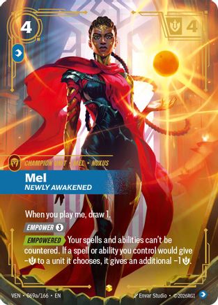 Mel, Newly Awakened (Alternate Art) (069a/166) [Vendetta] Foil