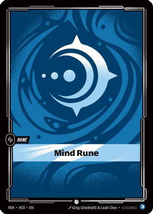 Mind Rune (R03) [Vendetta] Foil-1