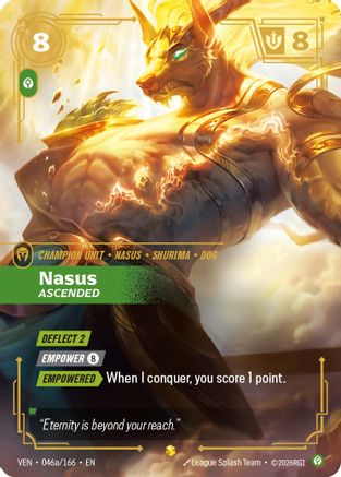 Nasus, Ascended (Alternate Art) (046a/166) [Vendetta] Foil-1