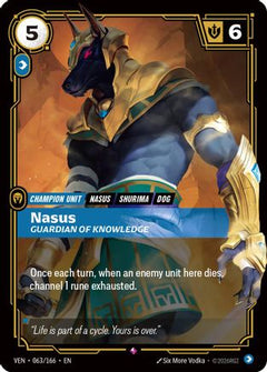Nasus, Guardian of Knowledge (063/166) [Vendetta] Foil-1