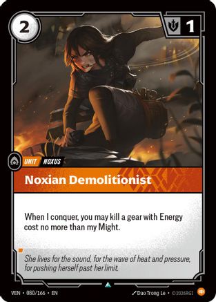 Noxian Demolitionist (080/166) [Vendetta] Foil-1