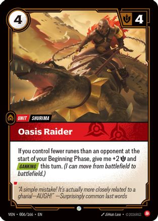Oasis Raider (006/166) [Vendetta] Foil-1