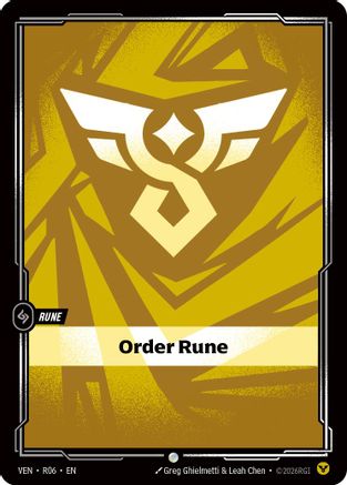 Order Rune (R06) [Vendetta] Foil-1