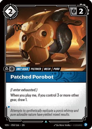 Patched Porobot (058/166) [Vendetta] Foil-1