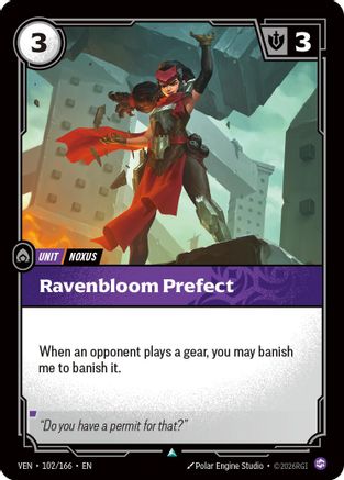 Ravenbloom Prefect (102/166) [Vendetta] Foil-1