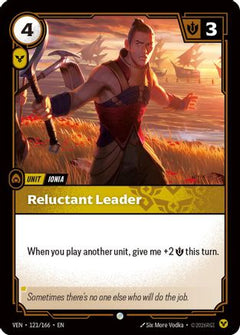 Reluctant Leader (121/166) [Vendetta] Foil-1