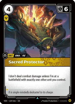 Sacred Protector (129/166) [Vendetta] Foil-1