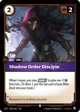 Shadow Order Disciple (095/166) [Vendetta]