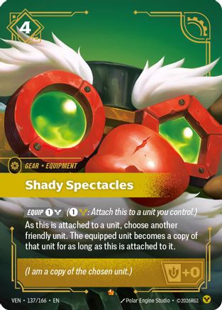 Shady Spectacles (137/166) [Vendetta] Foil