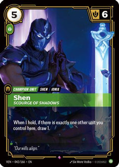 Shen, Scourge of Shadows (042/166) [Vendetta] Foil-1