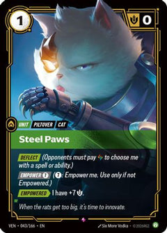 Steel Paws (043/166) [Vendetta] Foil-1