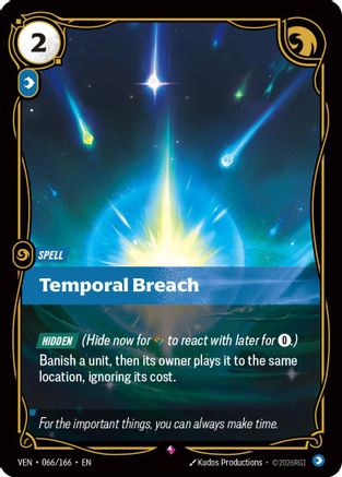 Temporal Breach (066/166) [Vendetta] Foil
