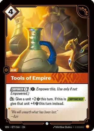 Tools of Empire (077/166) [Vendetta] Foil