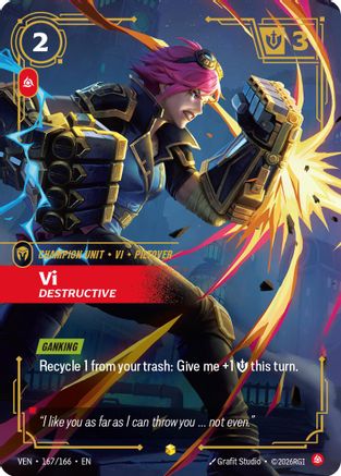Vi, Destructive (167/166) [Vendetta] Foil-1
