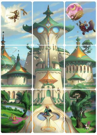 Archazia's Island Puzzle Insert (Set of 9) (Version 1 of 2)  [Archazias Island]-1