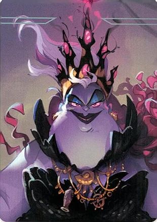 Ursula - Sea Witch Queen Puzzle Insert (Top Middle)  [Ursulas Return]