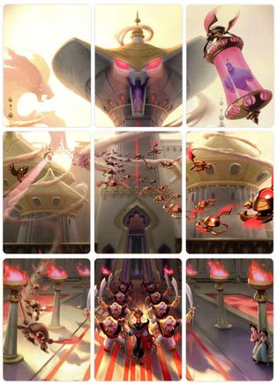 Reign of Jafar Puzzle Insert (Set of 9) (Version 1 of 2)  [Reign of Jafar]-1