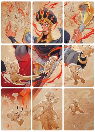 Reign of Jafar Puzzle Insert (Set of 9) (Version 2 of 2)  [Reign of Jafar]-1