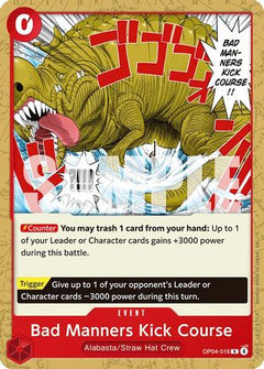 Bad Manners Kick Course (OP04-016) [Starter Deck 31: RED Monkey.D.Luffy]-1