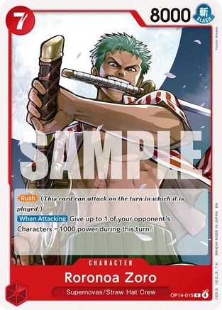 Roronoa Zoro (OP14-015) [Starter Deck 31: RED Monkey.D.Luffy]-1