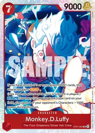 Monkey.D.Luffy (ST31-004) (ST31-004) [Starter Deck 31: RED Monkey.D.Luffy] Foil-1