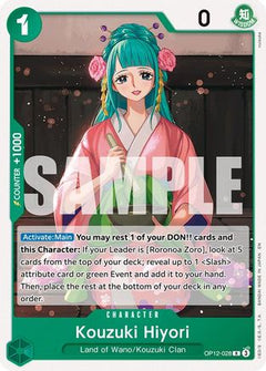 Kouzuki Hiyori (OP12-028) [Starter Deck 32: GREEN Roronoa Zoro]-1