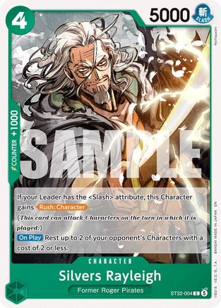 Silvers Rayleigh (ST32-004) [Starter Deck 32: GREEN Roronoa Zoro]-1