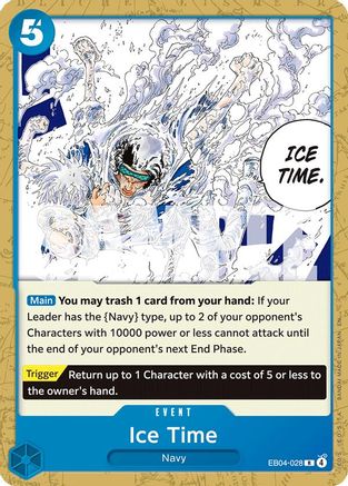 Ice Time (EB04-028) [Starter Deck 33: BLUE Kuzan]-1