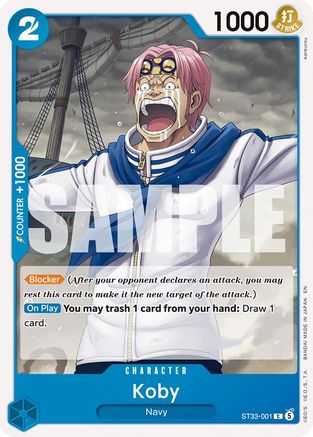 Koby (ST33-001) [Starter Deck 33: BLUE Kuzan]-1